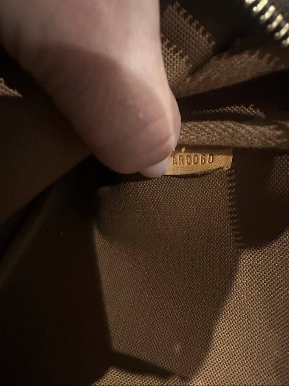 Louis Vuitton Monogram Canvas Shoulder Pochette in Brown and Tan - Picture 9 of 16